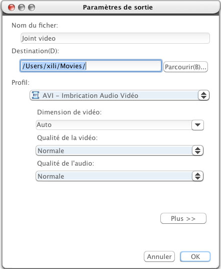 Xilisoft Fusionneur Video pour Mac