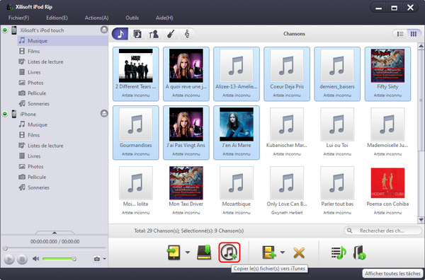 Xilisoft Transfert iPod PC