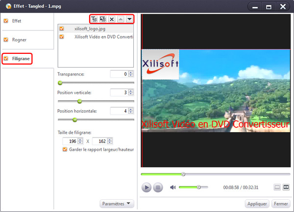 Xilisoft Vidéo en DVD Convertisseur